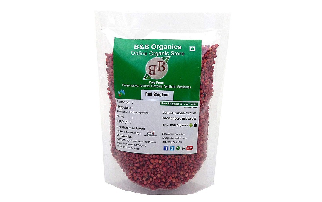 B&B Organics Red Sorghum    Pack  5 kilogram
